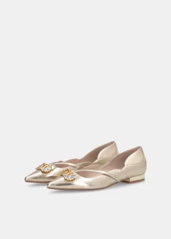 Liu Jo Ballerines avec logo bijou|Femme Mocassins