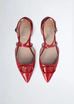 Liu Jo Ballerines avec maxi logo|Femme Mocassins