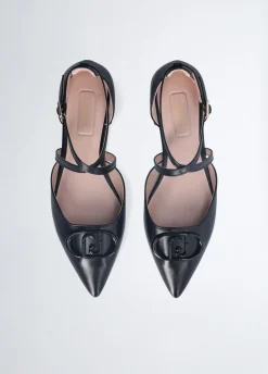 Liu Jo Ballerines avec maxi logo|Femme Mocassins