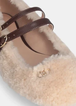 Liu Jo Ballerines effet peau lainée|Femme Mocassins