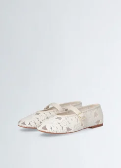 Liu Jo Ballerines en dentelle macramé|Femme Mocassins