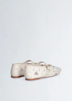 Liu Jo Ballerines en dentelle macramé|Femme Mocassins