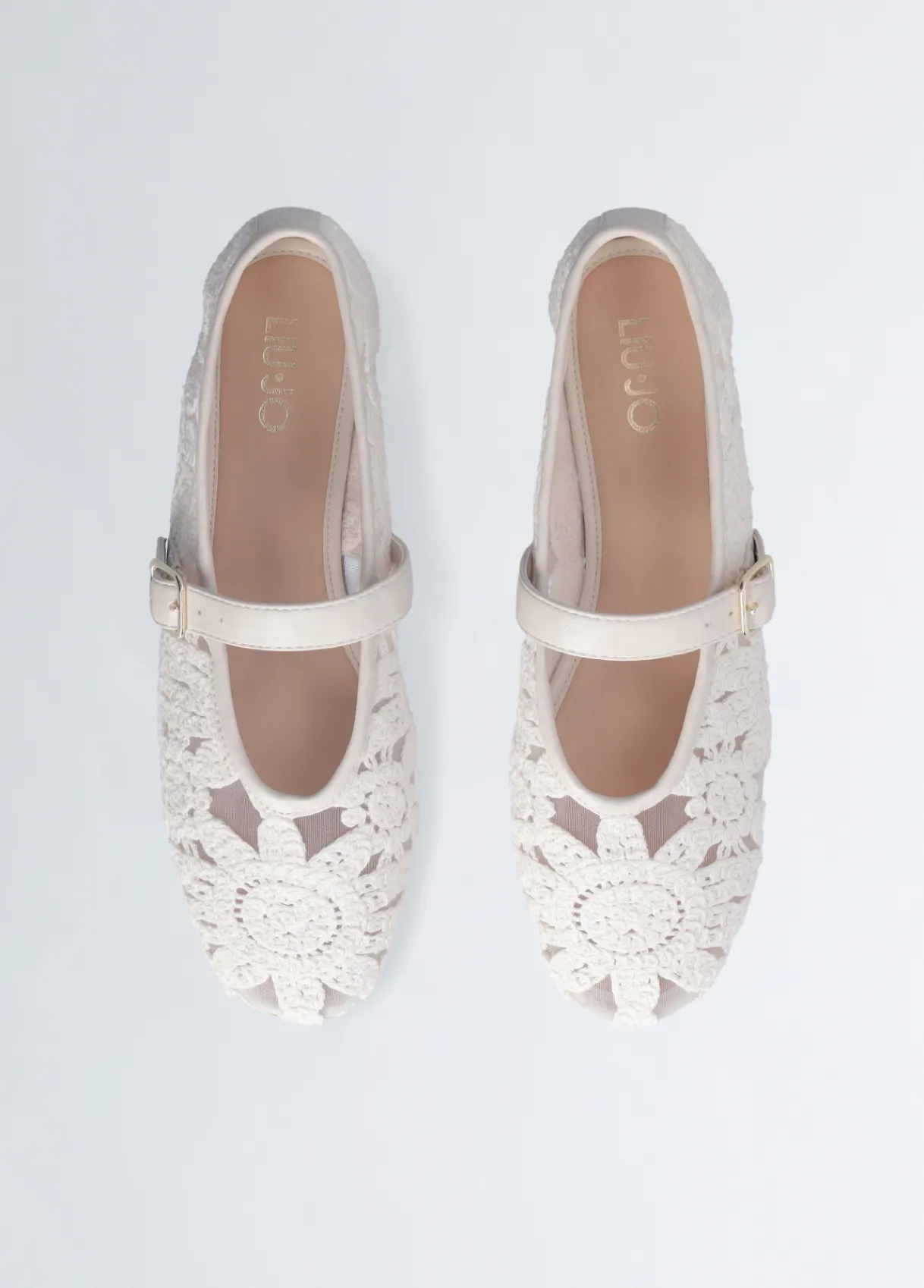 Liu Jo Ballerines en dentelle macramé|Femme Mocassins