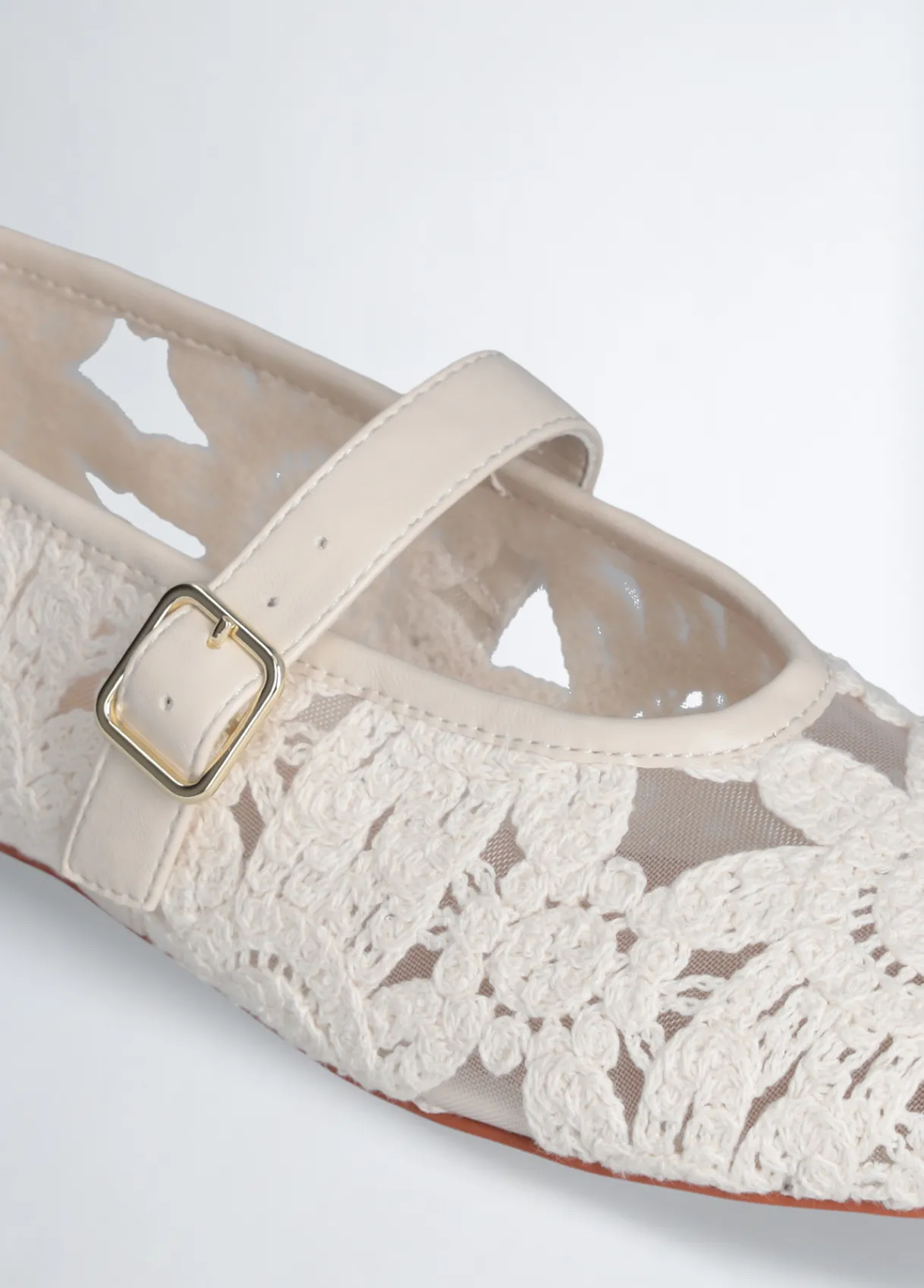 Liu Jo Ballerines en dentelle macramé|Femme Mocassins
