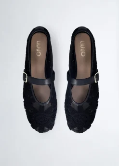 Liu Jo Ballerines en dentelle macramé|Femme Mocassins