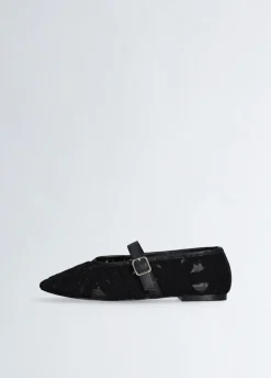Liu Jo Ballerines en dentelle macramé|Femme Mocassins