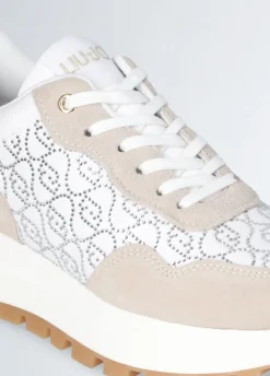 Liu Jo Baskets avec logo en strass|Femme Sneakers