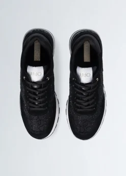 Liu Jo Baskets avec logo en strass|Femme Sneakers