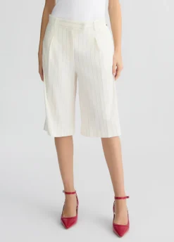 Liu Jo Bermuda à rayures|Femme Pantalons|Tailleurs