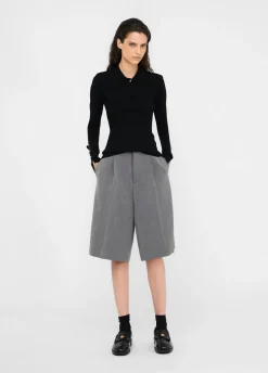Liu Jo Bermuda avec pinces|Femme Pantalons
