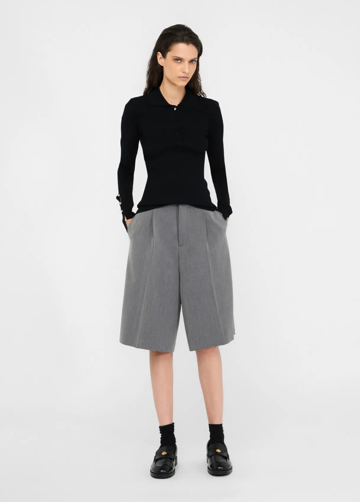 Liu Jo Bermuda avec pinces|Femme Pantalons