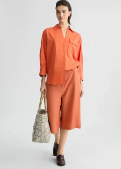 Liu Jo Bermuda en lin mélangé|Femme Pantalons|Tailleurs