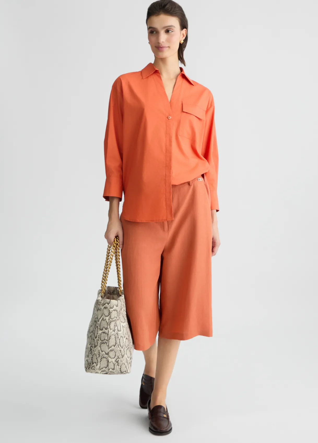 Liu Jo Bermuda en lin mélangé|Femme Pantalons|Tailleurs