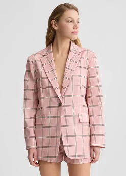 Liu Jo Blazer à carreaux|Femme Vestes|Tailleurs