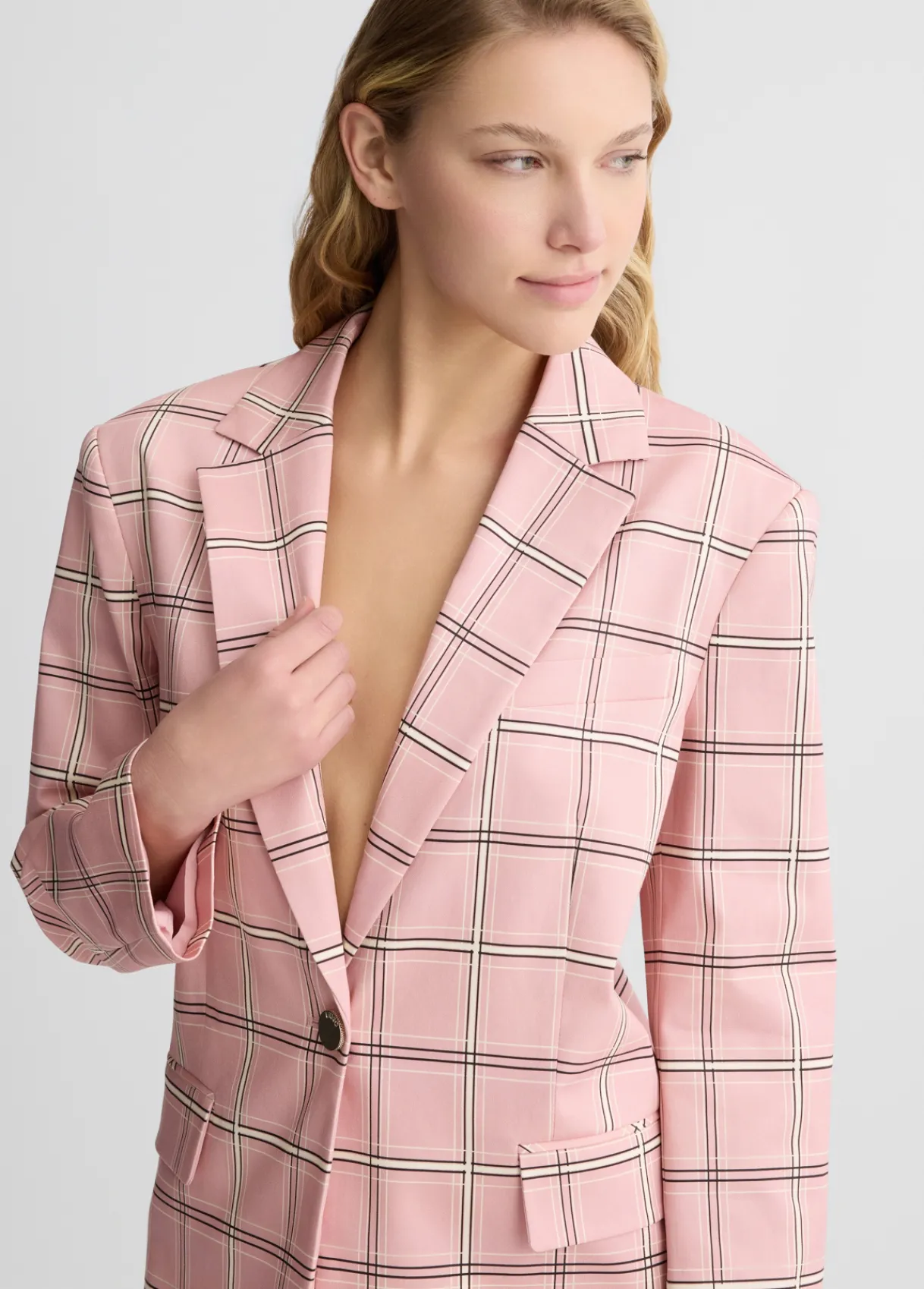 Liu Jo Blazer à carreaux|Femme Vestes|Tailleurs
