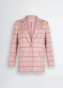 Liu Jo Blazer à carreaux|Femme Vestes|Tailleurs