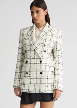 Liu Jo Blazer à carreaux|Femme Vestes|Tailleurs