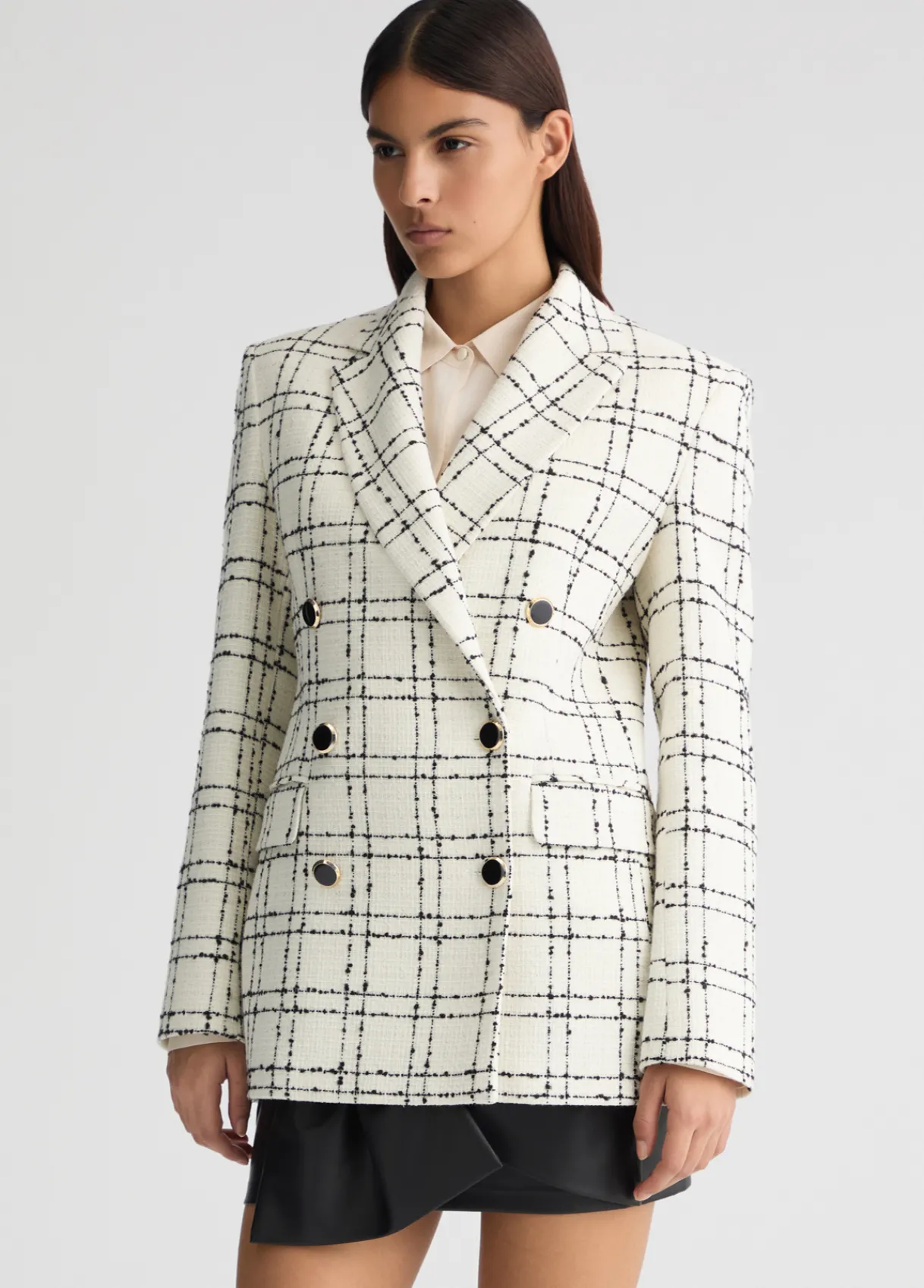 Liu Jo Blazer à carreaux|Femme Vestes|Tailleurs