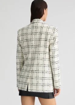 Liu Jo Blazer à carreaux|Femme Vestes|Tailleurs