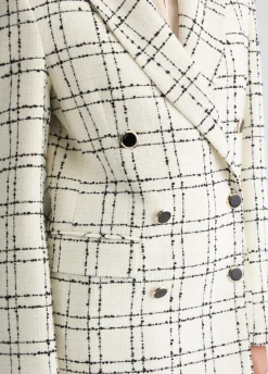 Liu Jo Blazer à carreaux|Femme Vestes|Tailleurs