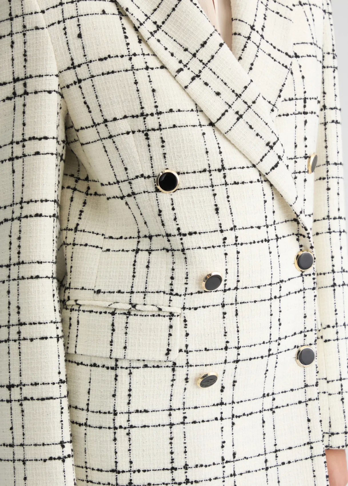 Liu Jo Blazer à carreaux|Femme Vestes|Tailleurs