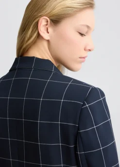 Liu Jo Blazer croisé à carreaux|Femme Vestes|Tailleurs