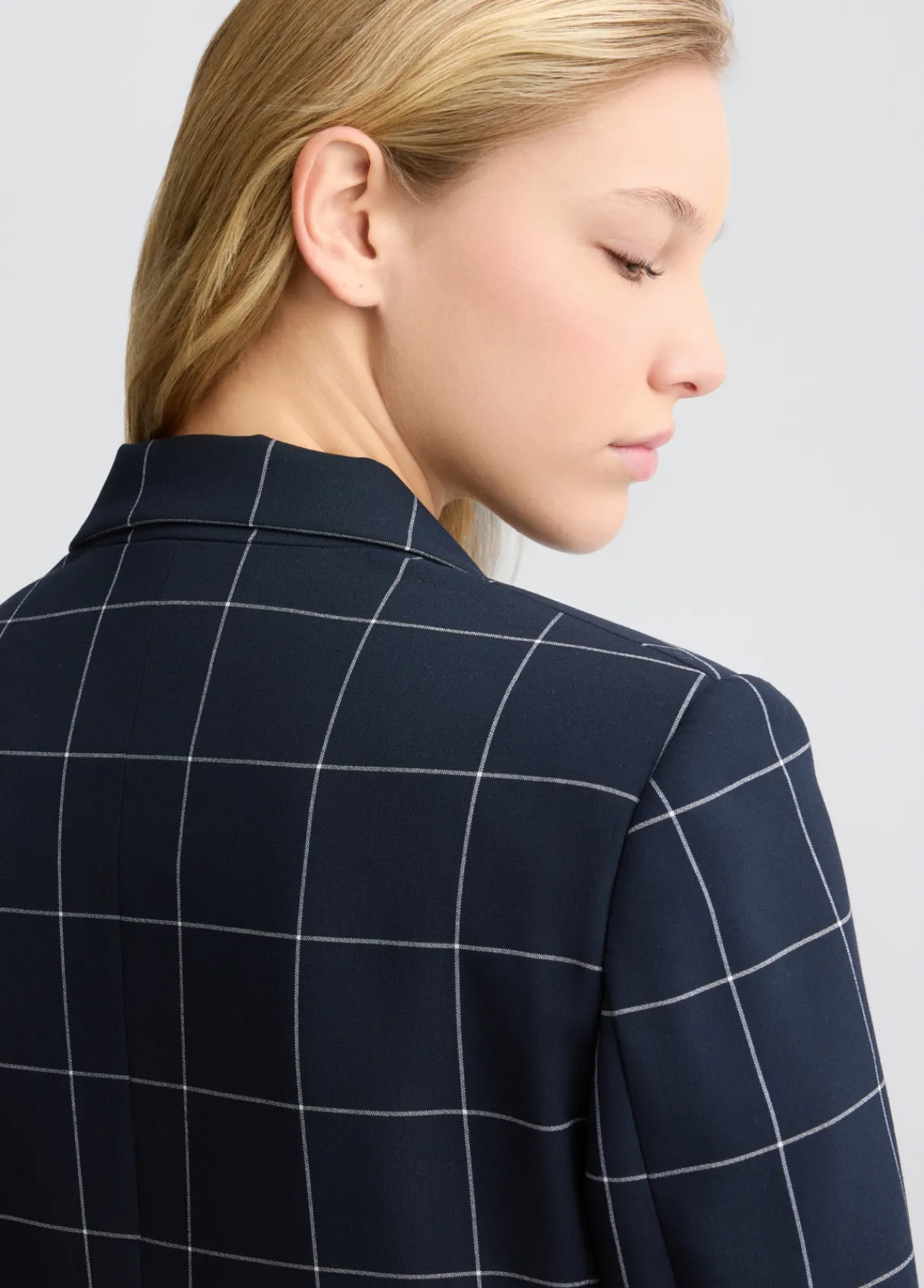 Liu Jo Blazer croisé à carreaux|Femme Vestes|Tailleurs