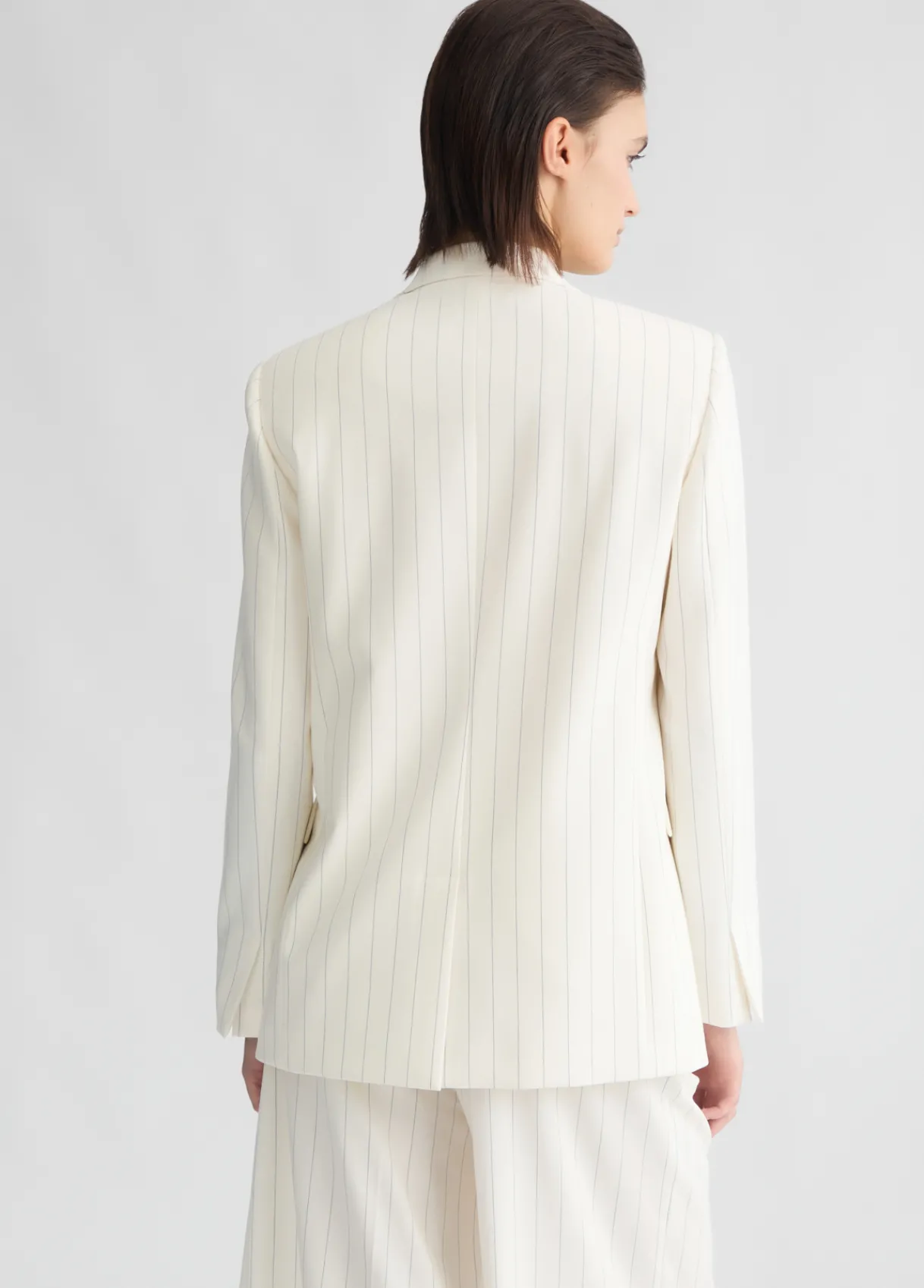 Liu Jo Blazer croisé à rayures|Femme Vestes|Tailleurs