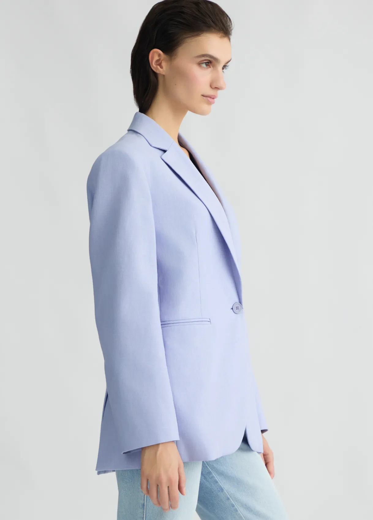 Liu Jo Blazer en lin et coton|Femme Vestes|Tailleurs
