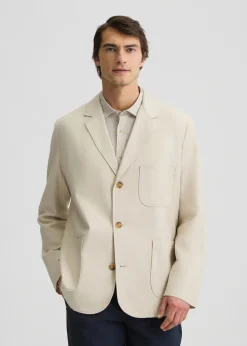 Liu Jo Blazer en lin et coton|Homme Vestes Et Gilets