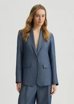 Liu Jo Blazer en lin mélangé|Femme Vestes|Tailleurs
