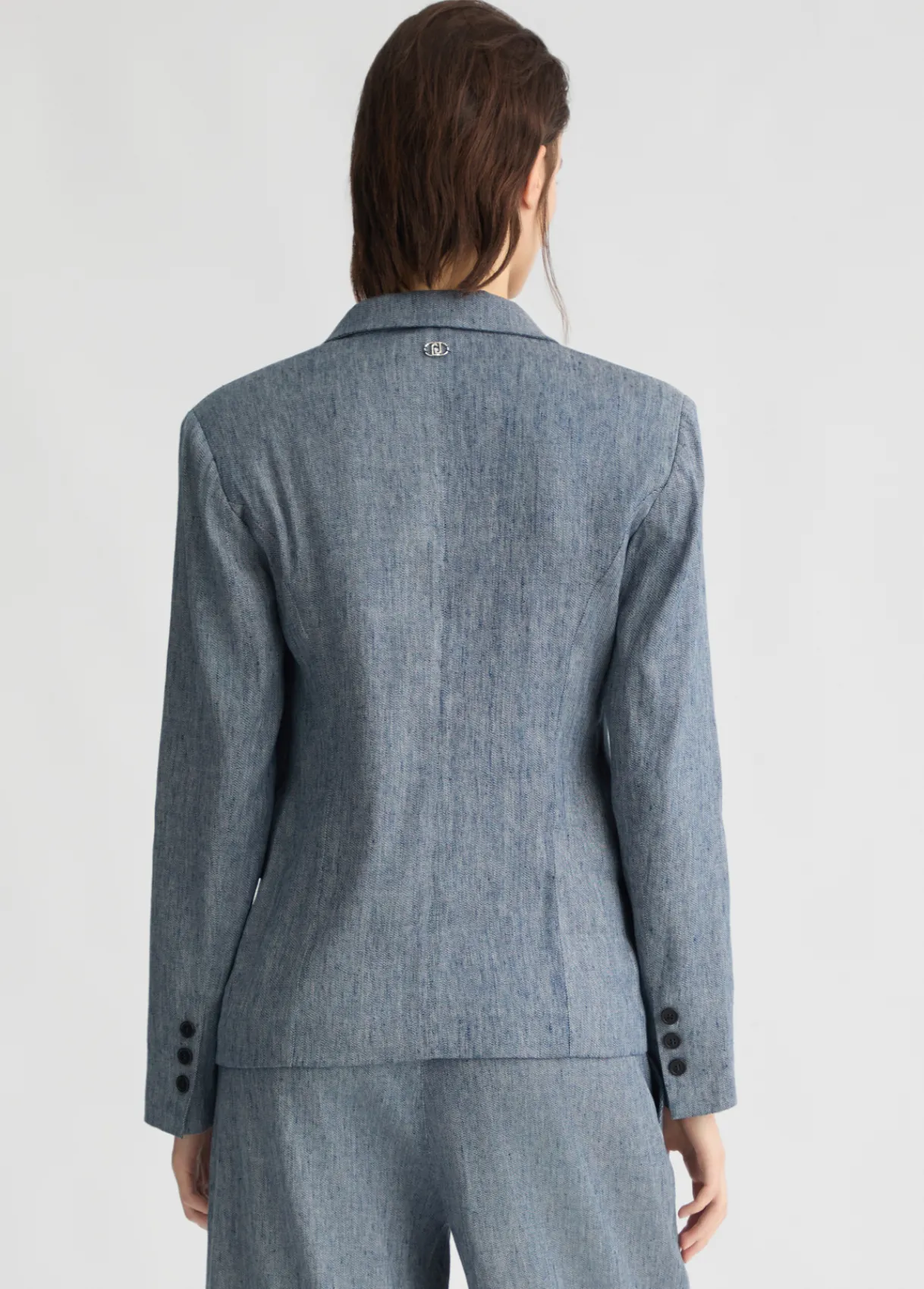 Liu Jo Blazer en toile denim|Femme Vestes|Tailleurs