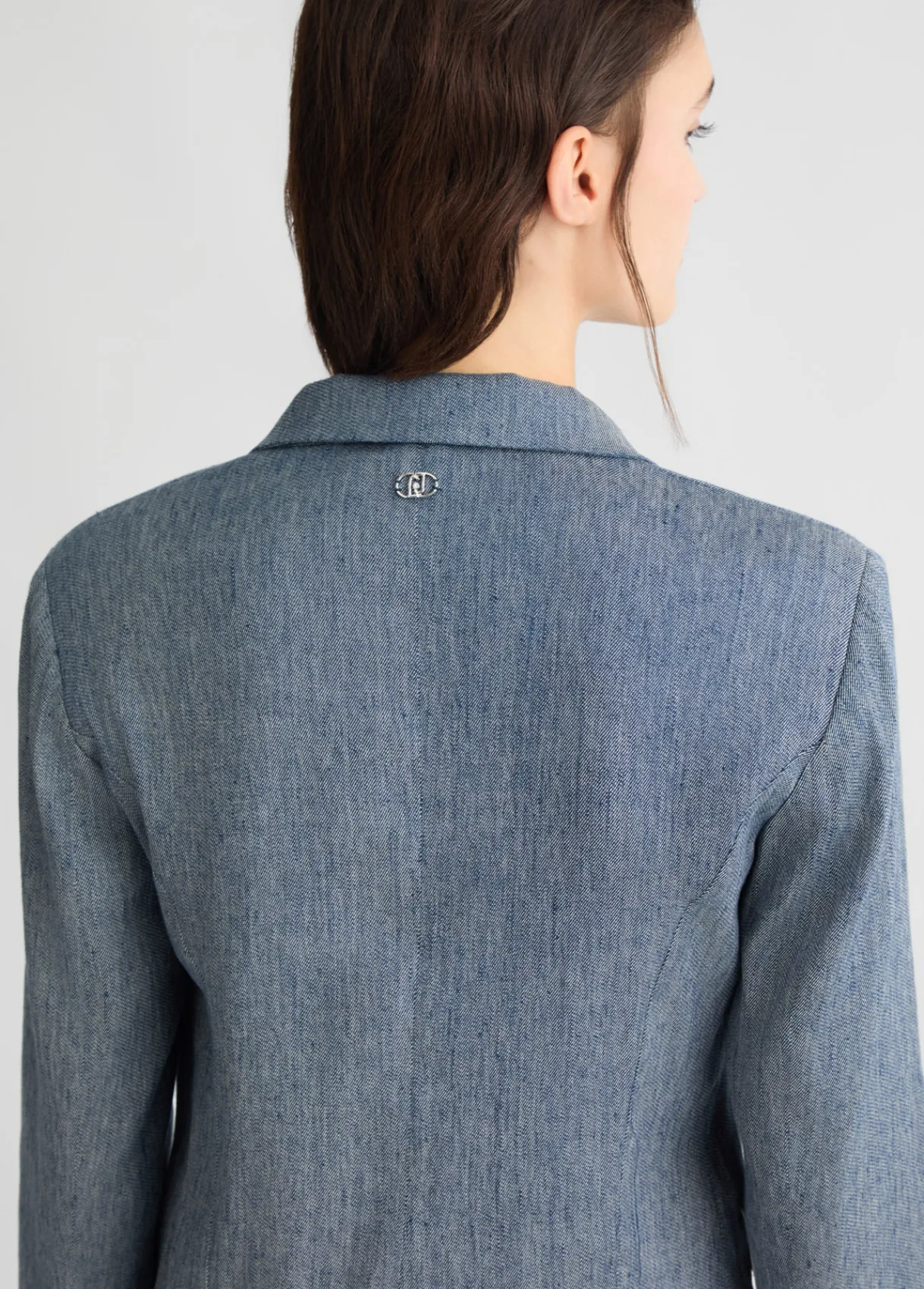 Liu Jo Blazer en toile denim|Femme Vestes|Tailleurs