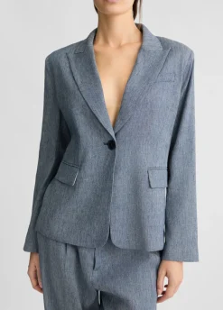 Liu Jo Blazer en toile denim|Femme Vestes|Tailleurs