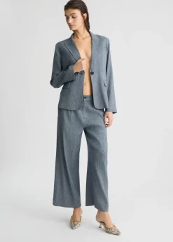 Liu Jo Blazer en toile denim|Femme Vestes|Tailleurs