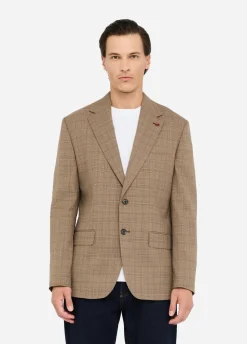 Liu Jo Blazer prince-de-galles en laine|Homme Vestes Et Gilets