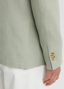Liu Jo Blazer sauge 100% lin|Homme Vestes Et Gilets
