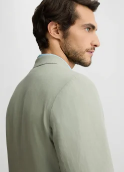 Liu Jo Blazer sauge 100% lin|Homme Vestes Et Gilets