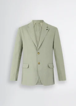 Liu Jo Blazer sauge 100% lin|Homme Vestes Et Gilets