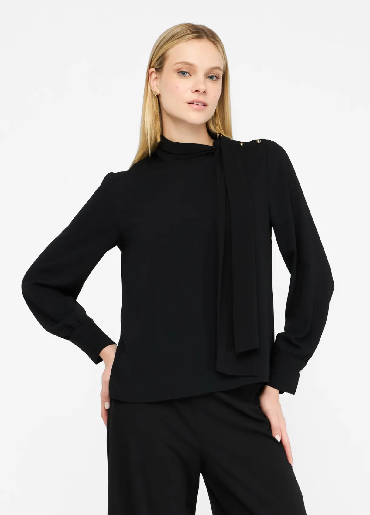 Liu Jo Blouse avec écharpe|Femme Chemises Et Blouses