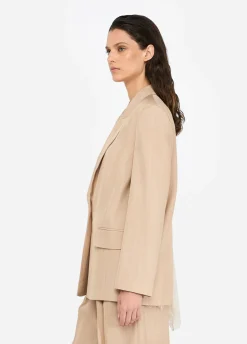 Liu Jo Blouse avec détails en dentelle|Femme Vestes|Tailleurs