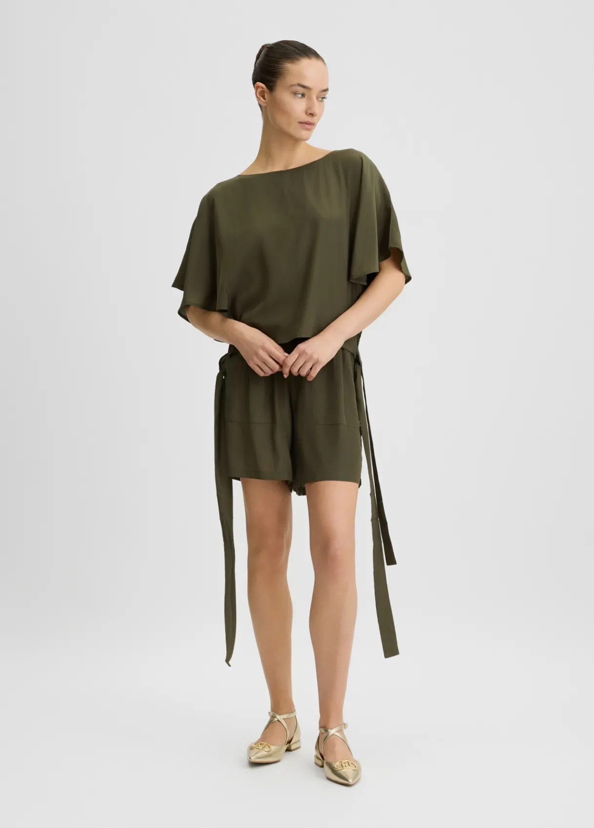 Liu Jo Blouse avec nœuds|Femme Mode Plage|Chemises Et Blouses