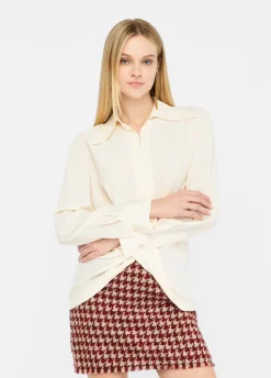 Liu Jo Blouse en crêpe de chine|Femme Chemises Et Blouses