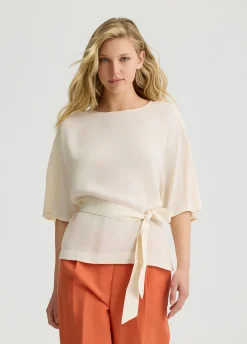 Liu Jo Blouse en crêpe de chine|Femme Chemises Et Blouses