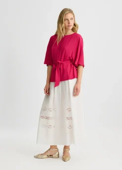 Liu Jo Blouse en crêpe de chine|Femme Chemises Et Blouses