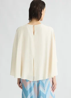 Liu Jo Blouse en crêpe de chine avec ceinture|Femme Chemises Et Blouses|Cérémonie