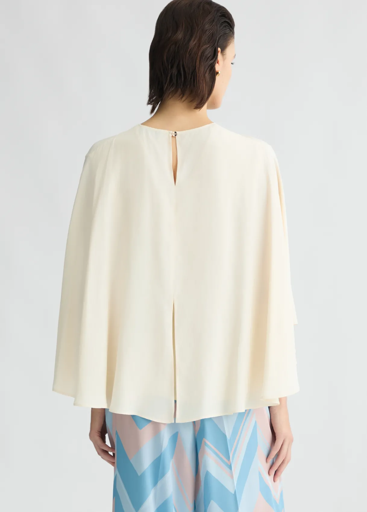 Liu Jo Blouse en crêpe de chine avec ceinture|Femme Chemises Et Blouses|Cérémonie