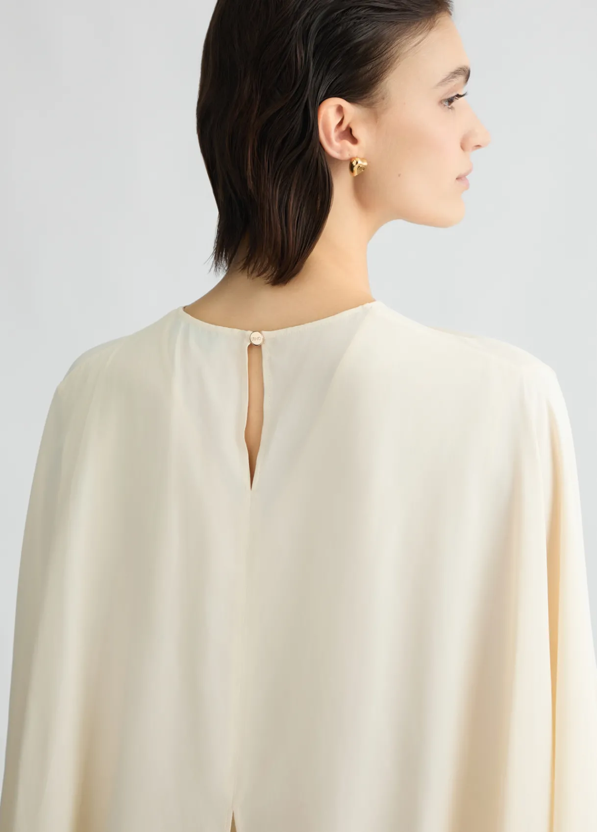 Liu Jo Blouse en crêpe de chine avec ceinture|Femme Chemises Et Blouses|Cérémonie