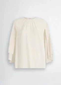 Liu Jo Blouse en crêpe de chine avec ceinture|Femme Chemises Et Blouses|Cérémonie