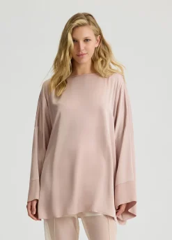 Liu Jo Blouse en georgette et satin|Femme Chemises Et Blouses